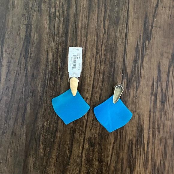 Kendra Scott Astoria drop earring in Teal Agate - Picture 4 of 10